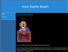 Tablet Screenshot of annesopiebodart.blog.quefaire.be