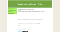 Desktop Screenshot of misscaptain.blog.quefaire.be